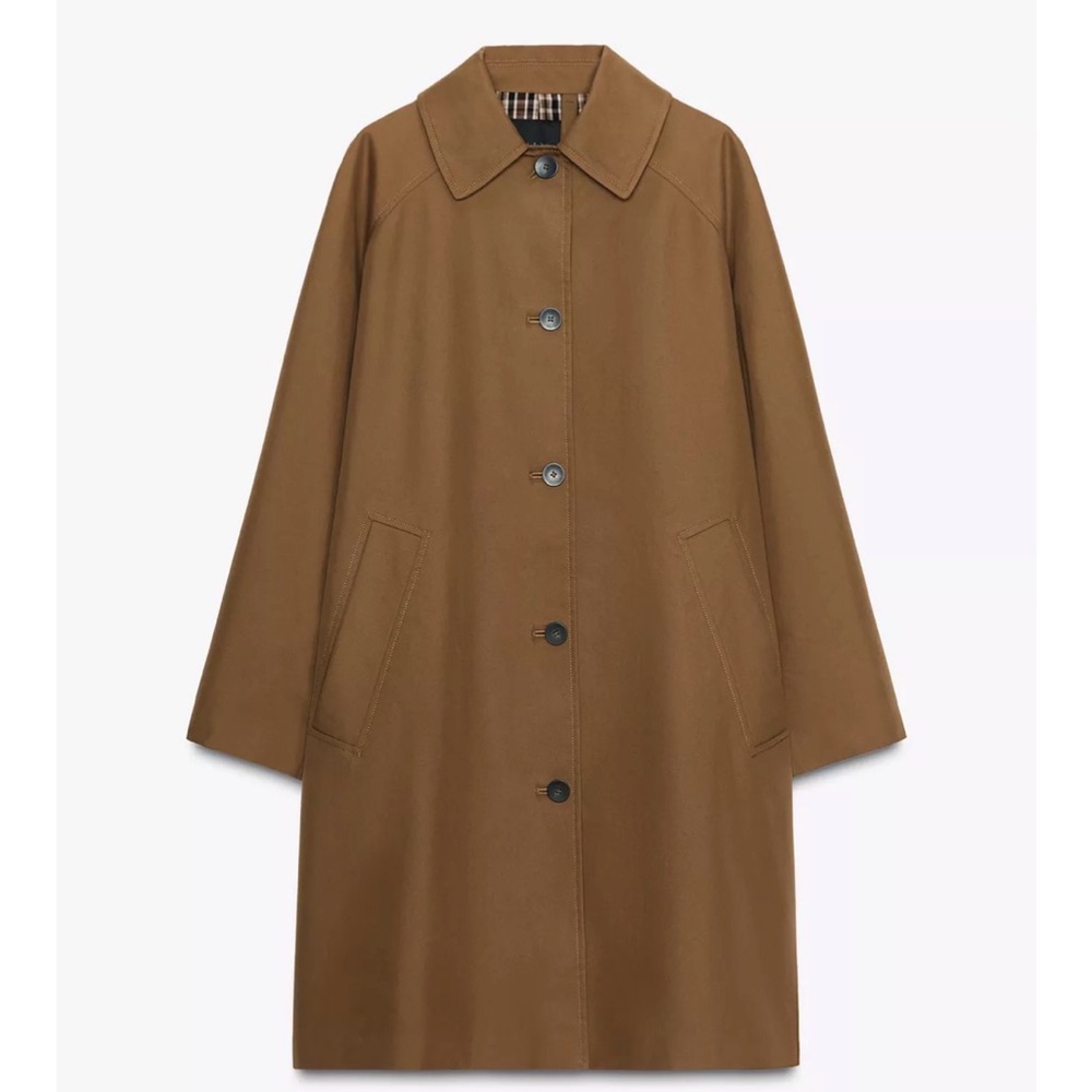 NWT Zara Midi Trench